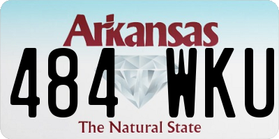 AR license plate 484WKU