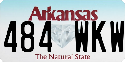 AR license plate 484WKW