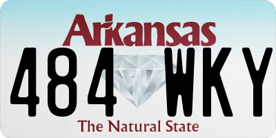 AR license plate 484WKY