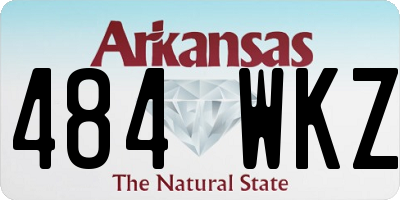 AR license plate 484WKZ