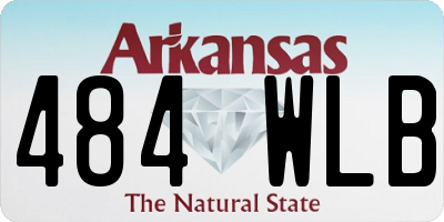 AR license plate 484WLB