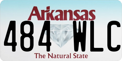 AR license plate 484WLC