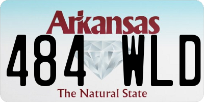 AR license plate 484WLD