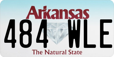 AR license plate 484WLE