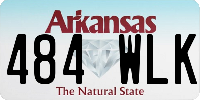 AR license plate 484WLK