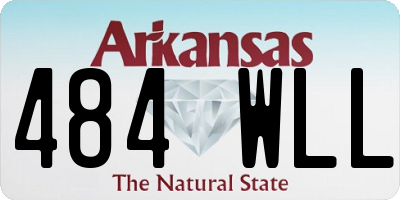 AR license plate 484WLL