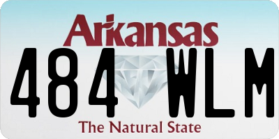 AR license plate 484WLM