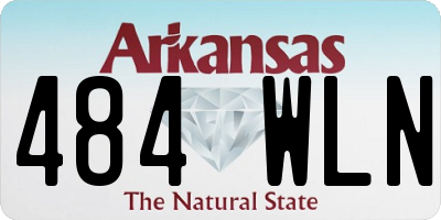 AR license plate 484WLN