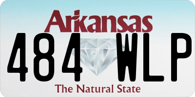 AR license plate 484WLP