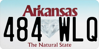 AR license plate 484WLQ