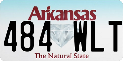 AR license plate 484WLT