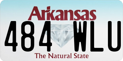 AR license plate 484WLU