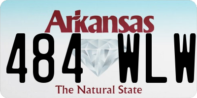 AR license plate 484WLW