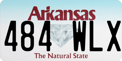 AR license plate 484WLX