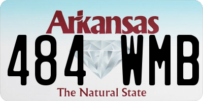 AR license plate 484WMB
