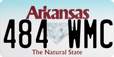 AR license plate 484WMC