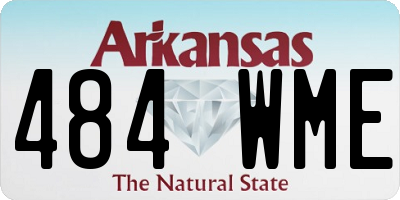 AR license plate 484WME