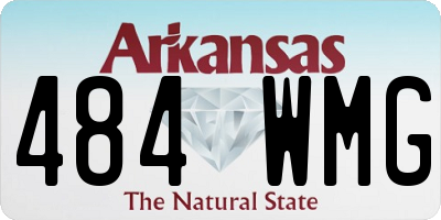 AR license plate 484WMG