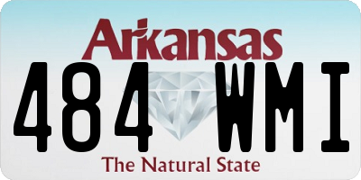 AR license plate 484WMI