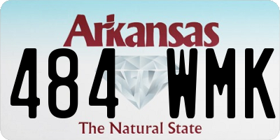 AR license plate 484WMK