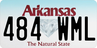 AR license plate 484WML