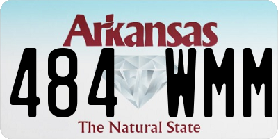 AR license plate 484WMM