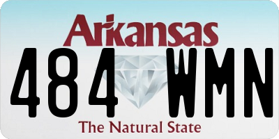 AR license plate 484WMN