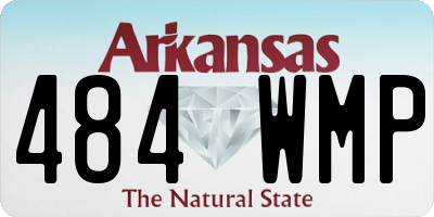 AR license plate 484WMP