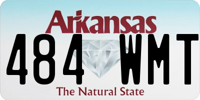 AR license plate 484WMT