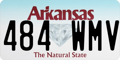 AR license plate 484WMV