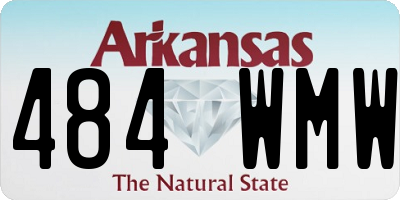 AR license plate 484WMW