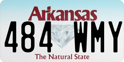AR license plate 484WMY