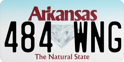 AR license plate 484WNG