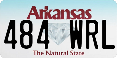 AR license plate 484WRL