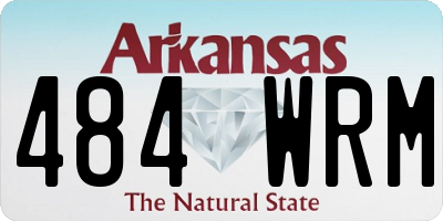 AR license plate 484WRM
