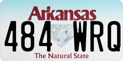 AR license plate 484WRQ