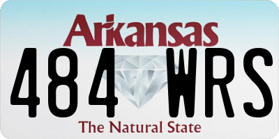 AR license plate 484WRS
