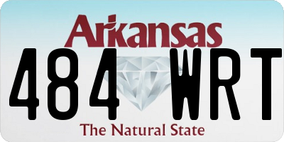 AR license plate 484WRT