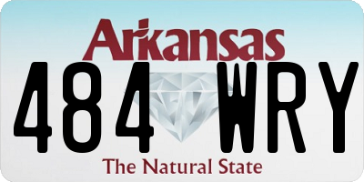 AR license plate 484WRY