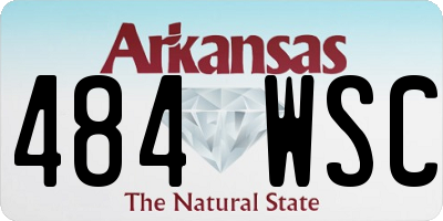 AR license plate 484WSC