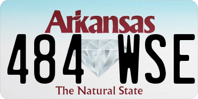 AR license plate 484WSE