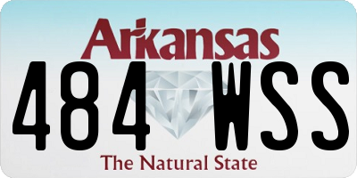 AR license plate 484WSS