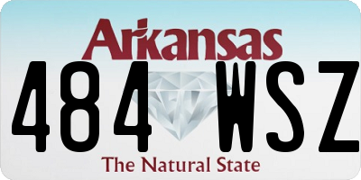 AR license plate 484WSZ