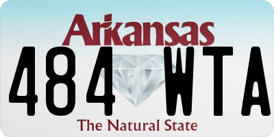 AR license plate 484WTA