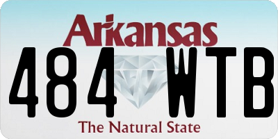 AR license plate 484WTB