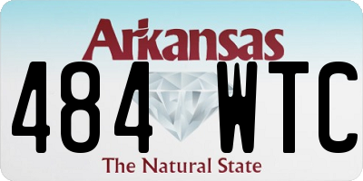 AR license plate 484WTC