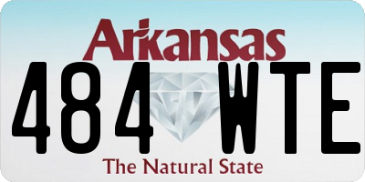 AR license plate 484WTE