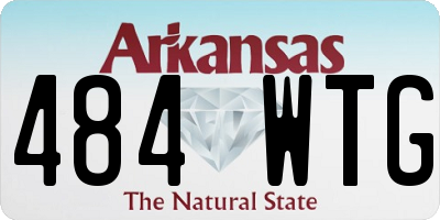 AR license plate 484WTG