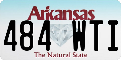 AR license plate 484WTI