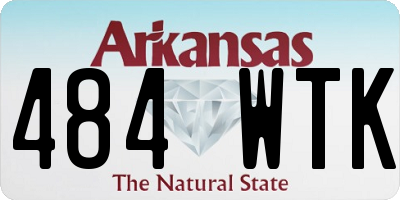 AR license plate 484WTK
